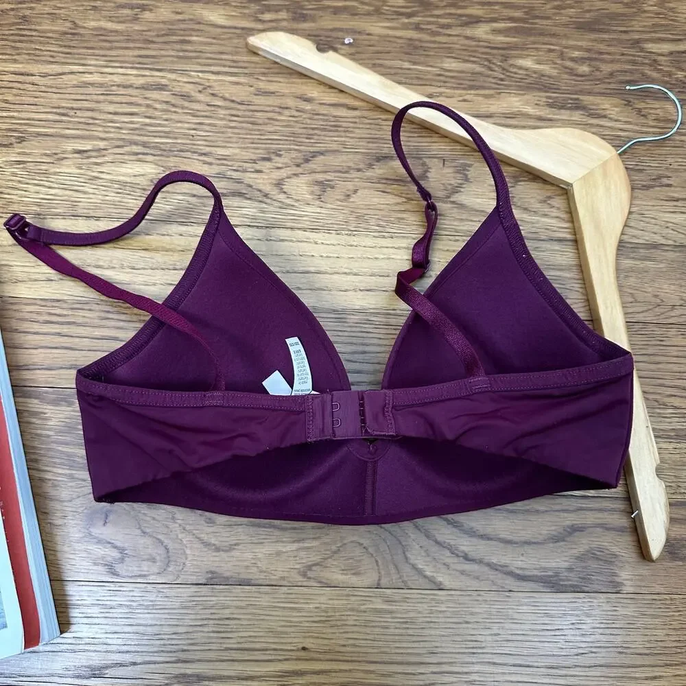 Victoria's Secret T-Shirt Lightly Lined Deep Purple Bra